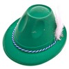 Green Velour Tyrolean Alpine Party Hat