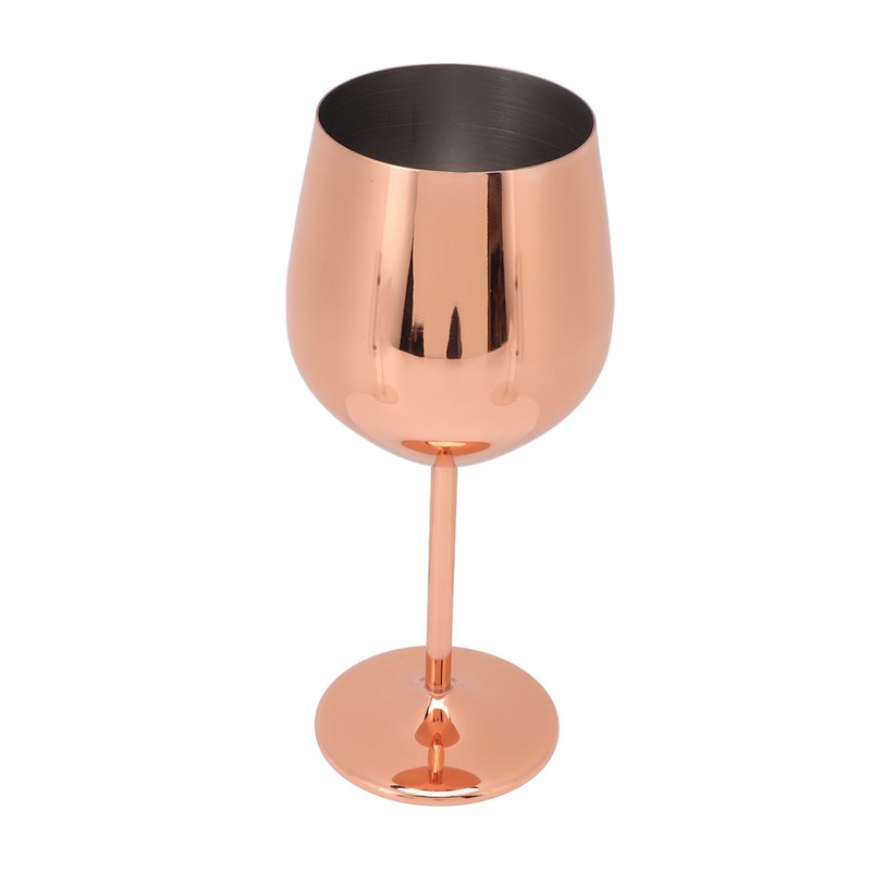 Wine Goblet Stainless Steel Beautiful Elegant Metal Champagne Goblet for