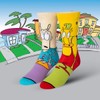 Odd Sox, Nickelodeon Crew Socks, Rocko & Heffer, estampados de
