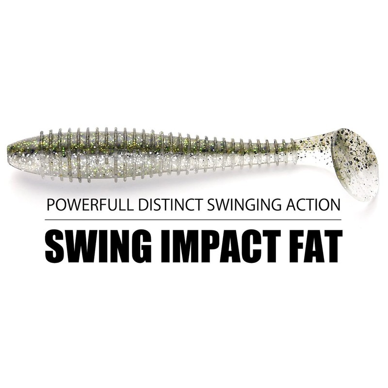 KEITECH Swing Impact Fat 3.8" #370 Clear Silver Glow