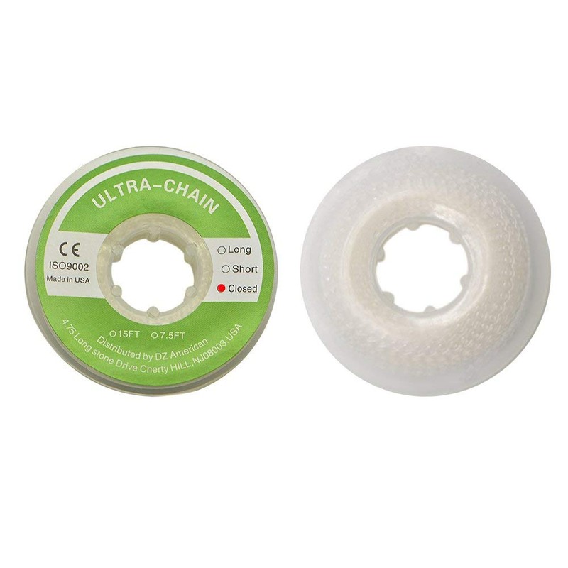 RZJZGZ Clear Dental Orthodontic Elastic Chain Power Chains Brace Orthodontic