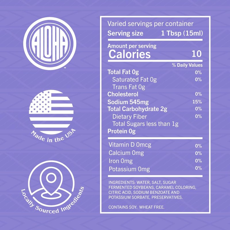 Aloha Shoyu - Gluten Free Soy Sauce - Smooth, Balanced