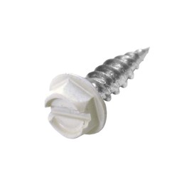 Malco - HW7X1/2 ZWG HW7X1/2ZWG Sheet Metal Screw (100 Pack), 1/2" Length, White