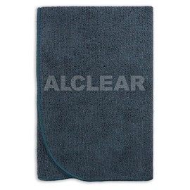 ALCLEAR A257343 Mikrofaser Auto Cockpittuch, 40x40 cm, streifenfreie Cockpitpflege ohne Kratzer, perfekte Innenreinigung, Autopflege und Politur, Farbe: anthrazit