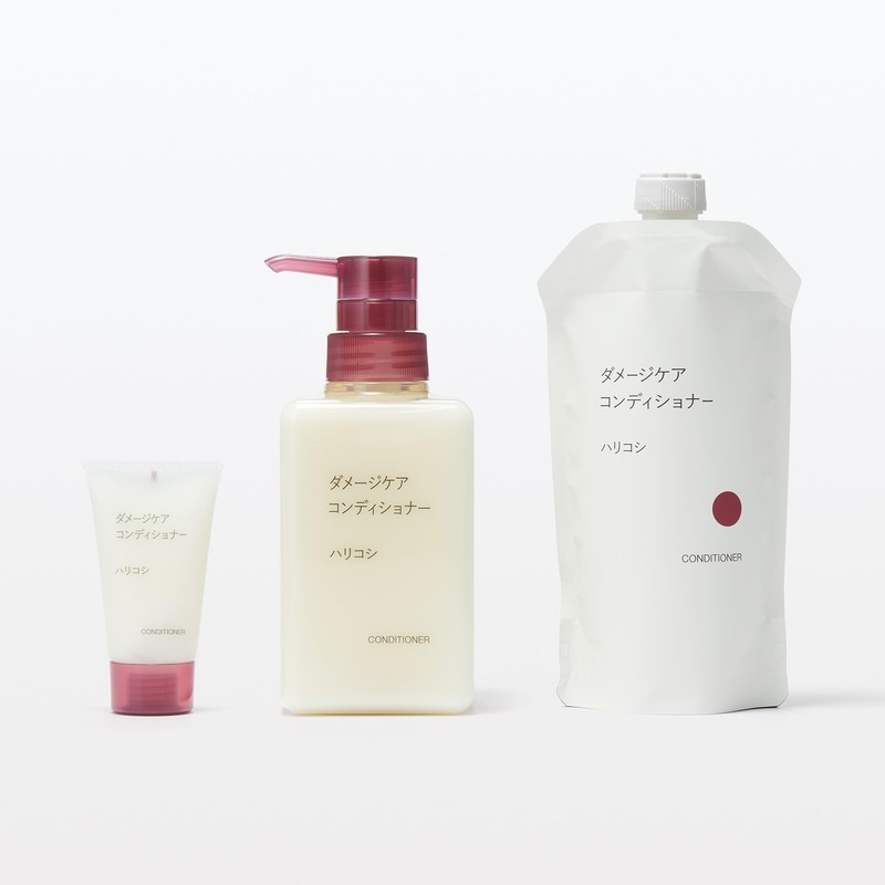 MUJI OAO46A3A Damage Care Conditioner, Harikoshi Refill, 12.0 oz (340