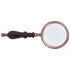 10X Metal Retro Reading Magnifying Glass Elderly Handheld Magnifier with