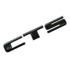 1x CTS Metal Letter Emblem Nameplate Sport Compatible with CTS V Rear Trunk Decklid Letter Badge (Glossy Black)