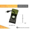 Woods 50011 Outdoor 24-Hour Plug-in Mechanical Timer with 2 Grounded