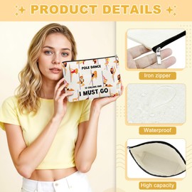 Mxrymvu Pole Dancing Lover Gifts Makeup Bag Pole Dance Gift for Women Dancer Gifts for Coach Teacher Dancing Lovers Cosmetic Bag for Birthday Graduation Christmas Gift Travel Cosmetic Pouch