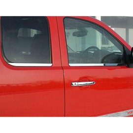 4pc. Chrome Window Sill Trim fits Silverado 2007-2013