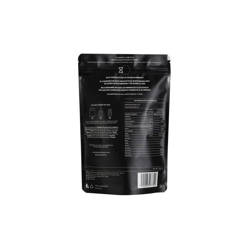 Sesen Black Colágeno Hidrolizado En Polvo 225g