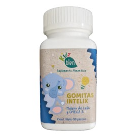 Gomitas Niños Intelix Melena De Leon Omega 3 Concentración Sabor Dulce
