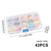 Spinner Blinker Set, 43 Pieces Trout Bait, Spoons Trout Set