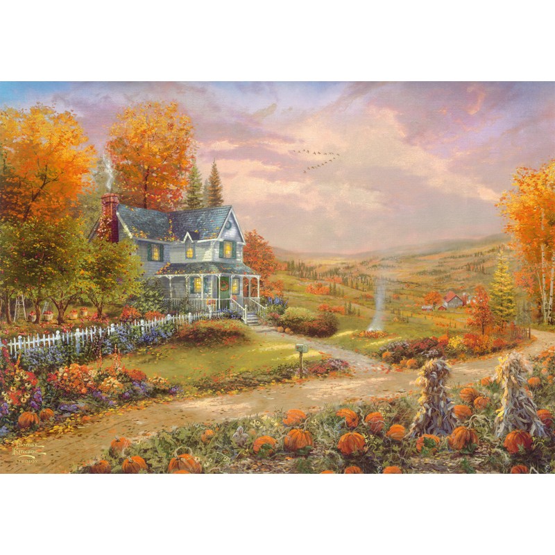 Schmidt Spiele 58795 Autumn in Apple Hill Thomas Kinkade Puzzle