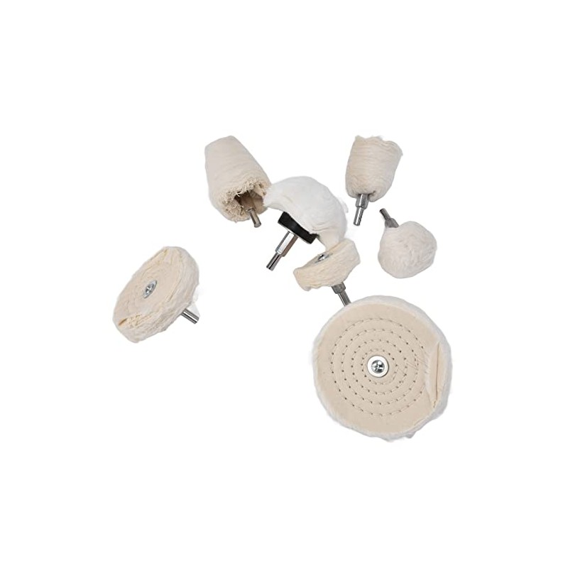 Kit de ruedas de pulido de franela de algodón