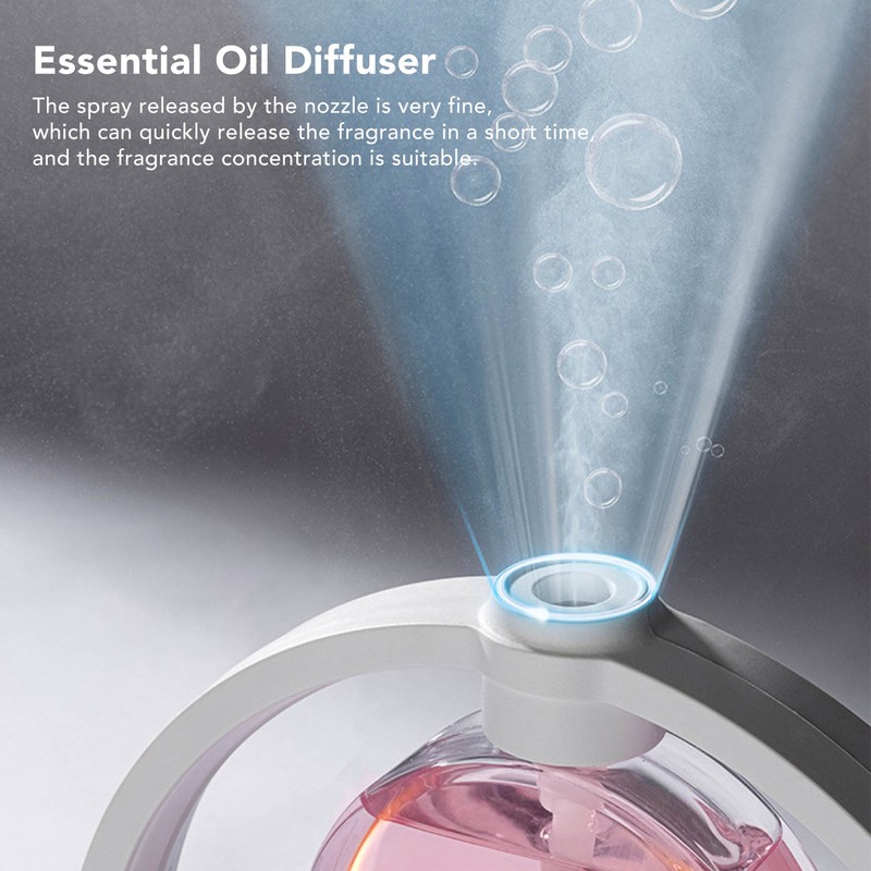 Essential Oil Diffuser USB Automatic Spray Lightweight LED Light 1200mAh