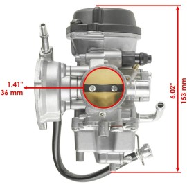 PCC CARBURATOR FITS 2003-2007 FOR SUZUKI LT-Z400Z LT-Z400 ATV CA36
