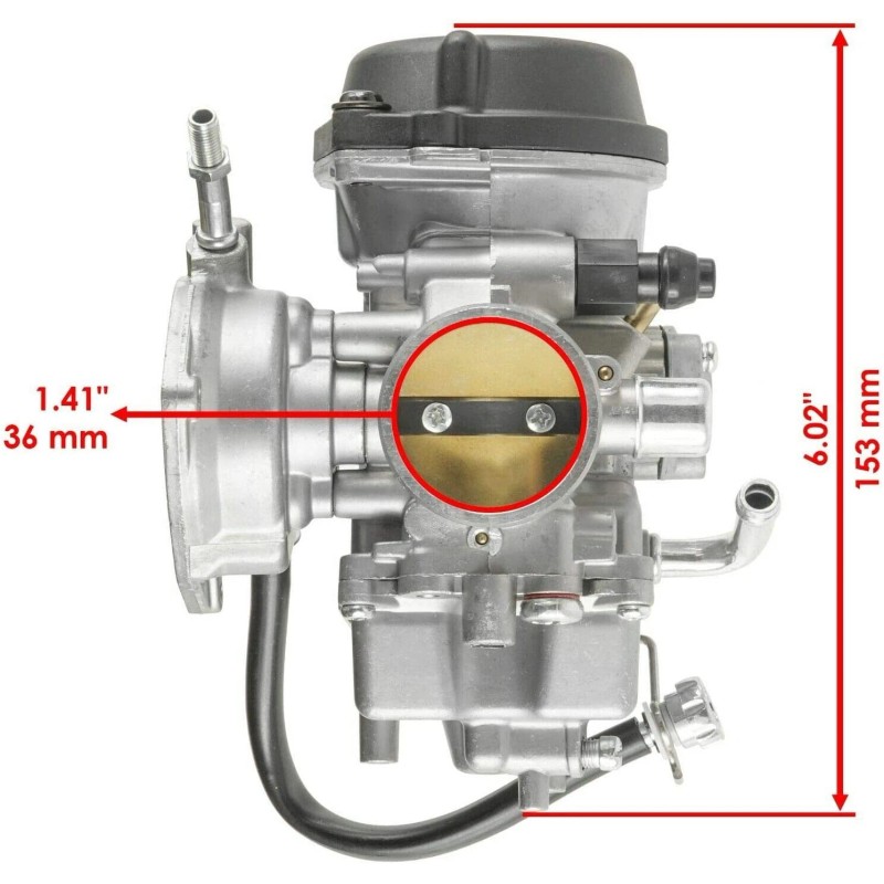 PCC CARBURATOR FITS 2003-2007 FOR SUZUKI LT-Z400Z LT-Z400 ATV CA36