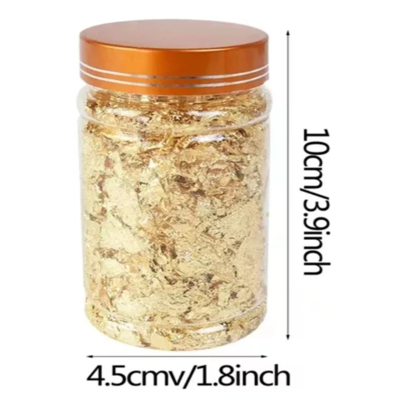 KFMX Hoja Oro Plata Cobre Decoracion Uñas Lamina Arte Manicure
