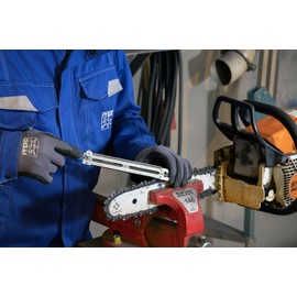 PFERD CHAIN SHARP® CS-SLS 7/32" chain saw sharpener set, Includes a sharpener, two Classic Line chain saw files - for Comfortable and Power-saving Sharpening of Saw Chains - Pack of 1 - Part 18078