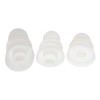 MECCANIXITY Silicone Triple Flange Ear Bud Tips Low Noise for