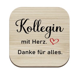 Geschenk Abschied Beste Kollegin Freundin Geschenk für Abschiedsgeschenk Kollegin Untersetzer Holz Lustige Frau Geschenke Weihnachten