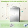 ANYZONE Stainless Steel Cutting Board for Kitchen, 17" x 11"