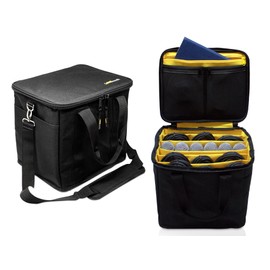 Loudmouth Cable File Bag | Cord & Accessory Musician Organization | Travel DJ Gig Bag for Professional DJ Gear, Musical Instrument and Accessories | 12" x 10" x 11”