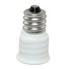 SQXBK 8PCS White E12 to E14 Adapter Converter Bulb Converter