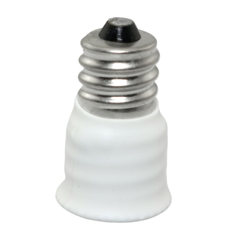 SQXBK 8PCS White E12 to E14 Adapter Converter Bulb Converter