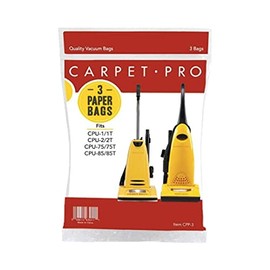 Carpet Pro (Two Pack of 3 - CPP-3 Paper Vacuum Bags