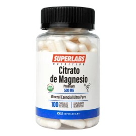 Superlabs Nutrition 3pack Magnesio Citrato 500mg 100caps Sabor