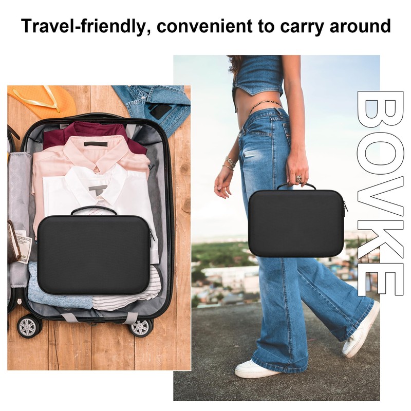 BOVKE Hard Case for Smart Nebulizer for Breathing Problems, Desktop