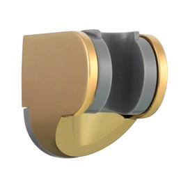 Tecmolog ABS Shower Head Holder Adjustable Wall Mount Bracket for Hand Shower Titanium Gold, ST01J