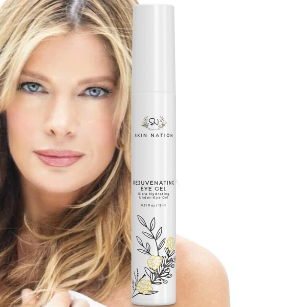 Rejuvenating Eye Crème, Creating a Youthful Glow w/Anti-Aging Organic + Natural Ingredients, MSM, Vit. C + Tri-Peptides to Fight Free-Radicals! All Natural Eye Cream, Skin Nation by Michelle Stafford