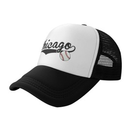 Gwokloeng Chicago W Hat Men Women Unisex Baseball Caps Graphic Cap