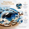 Mysterious Animals Wooden Jigsaw Puzzle – Precision-Cut Animal Puzzle for