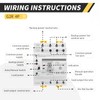 Mini ATS Automatic/Manual Transfer Switch 4P 63A AC220V, Home Generator