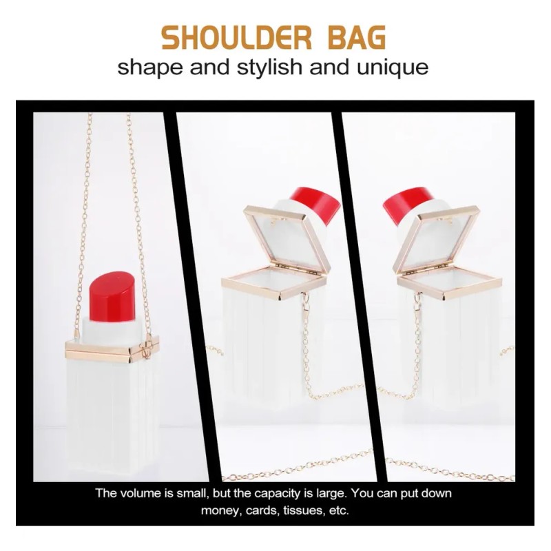 Zz Bolso Bandolera Para Mujer, Pintalabios, Bolsa De Cena