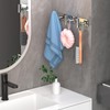 VINHOLD Wall Mounted Coat Rack-3 Hooks, Heavy Duty Stainless Steel