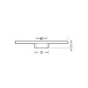 Trend Hinge Jig Guide Bush, 16mm x 10mm Spigot for