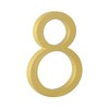 HASWARE 5 Inch Floating House Number for Outside, Zinc Alloy