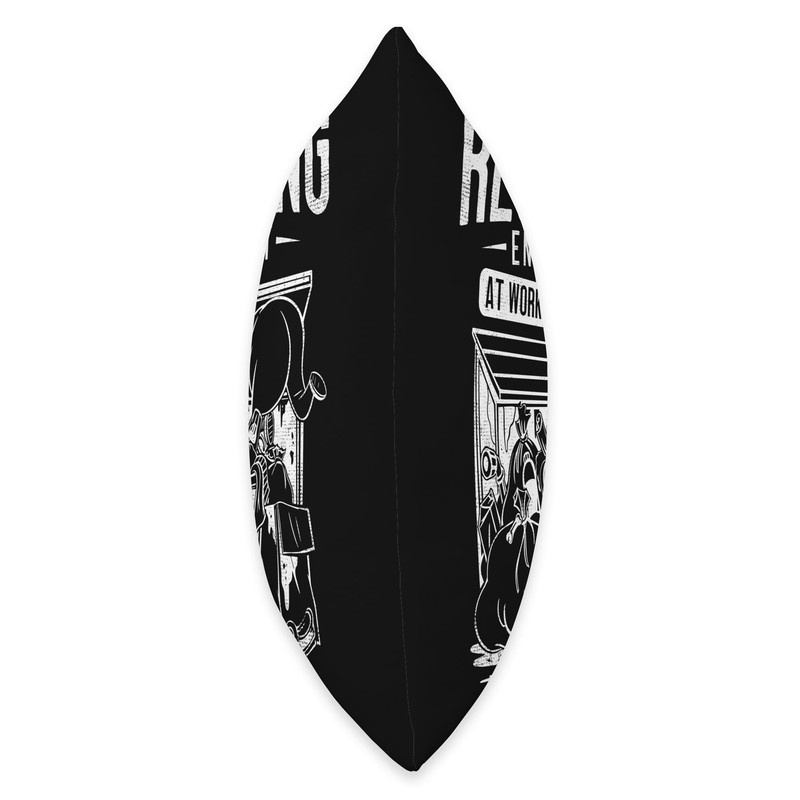 Garbage Diver Trash Picker Dumpster Diving Recycling Fan Throw Pillow