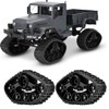 Set of 4 RC Car, Caterpillar Tyres for WPL 1