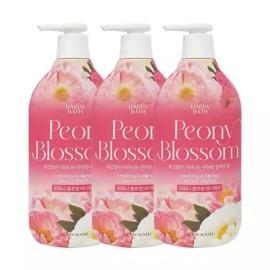 Happybath 해피바스 피오니 블로썸 바디워시 900g x3 Happybath Pioni Blossom Body Wash 900g x3