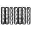 Hooke Road Black Front Grill Mesh Inserts Clip-in Honeycomb Grille