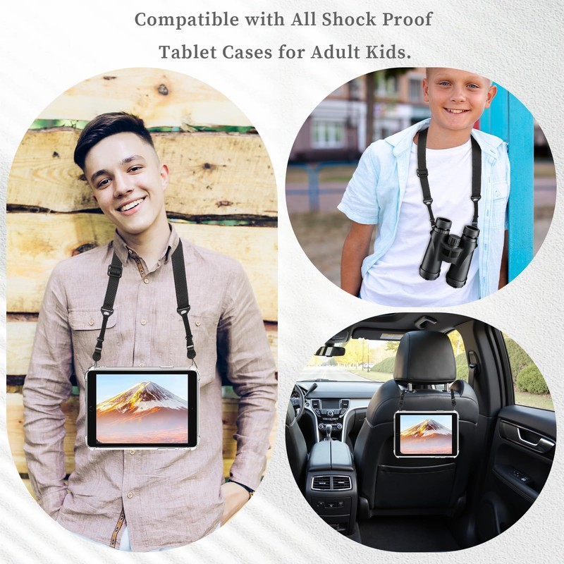 Lnngub Binocular Strap Tablet Straps for Carrying Adjustable Universal Shoulder