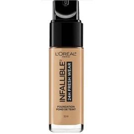 Base de maquillaje líquida L'Oréal Paris INFAILLIBLE FOUNDATION INFALIBLE 24H Fresh Wear 24h tono #475 sund beige - 10mL 15g