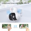 Ctronics 4K 8MP Outdoor Surveillance Camera WiFi with Headlight, 2.4/5GHz