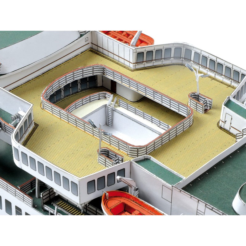 HMV HAMBURGER MODELLBAUBOGEN VERLAG Cruise ship TS Hamburg
